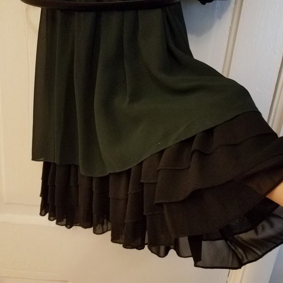 Jessica Simpson Green Party Dress size 6 - Picture 3 of 8